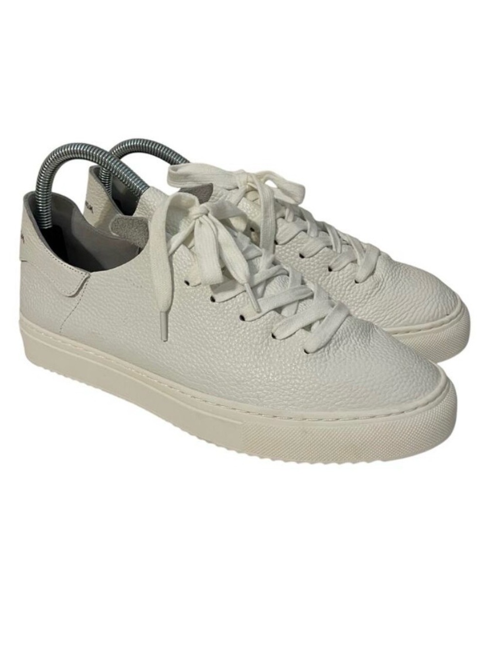 Sam Edelman Poppy Women’s All White Pebbled Leather Sneaker Size 9